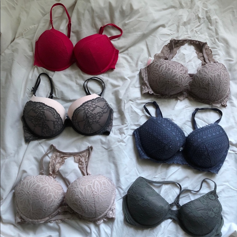 Victoria Secret, H&M, Forever 21 bras